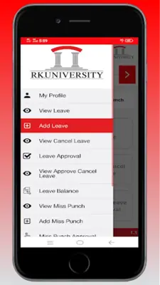 RK University android App screenshot 4